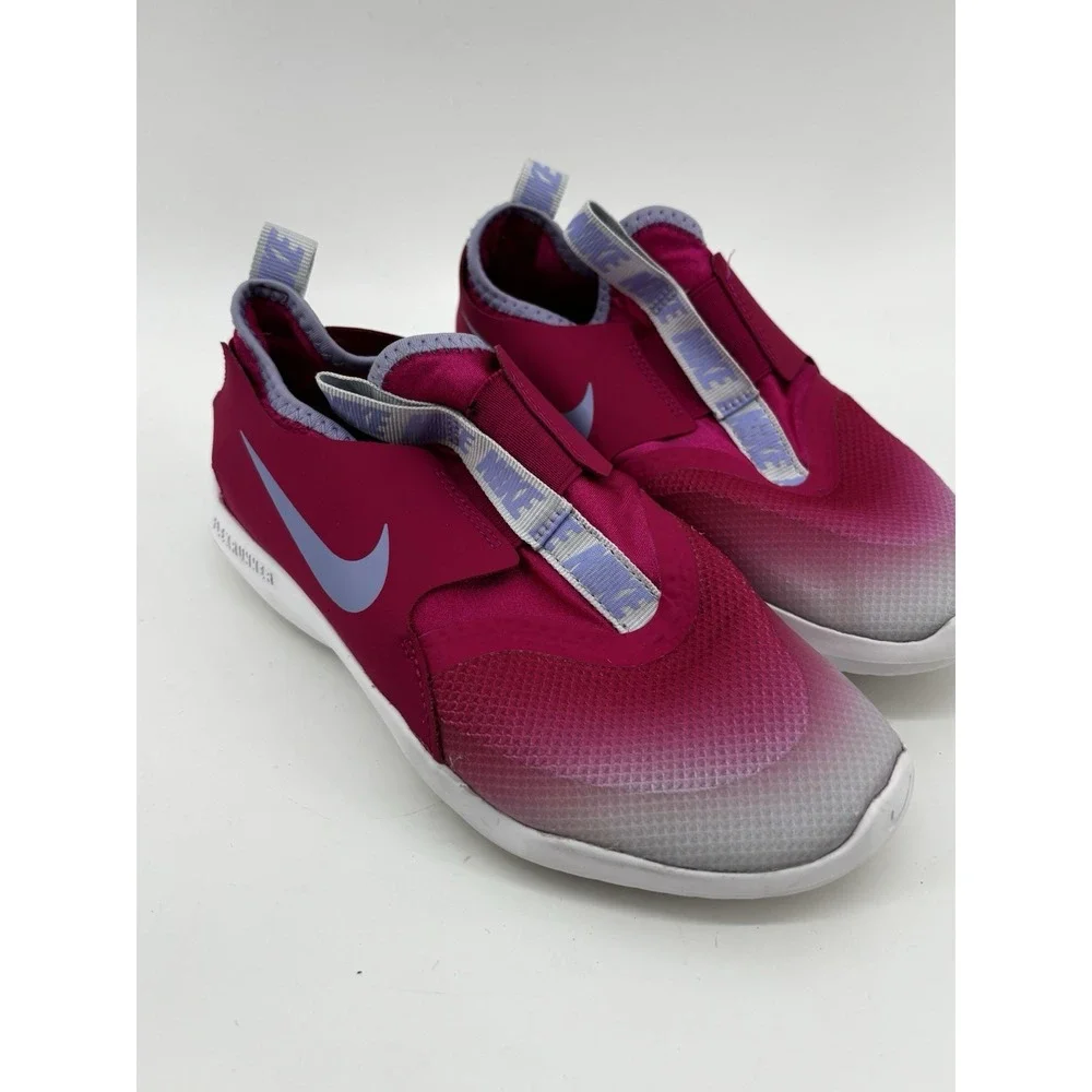 Nike Flex Runner Kids Shoes 2.5 YAthletic Running Fireberry Purple Pulse Sneaker